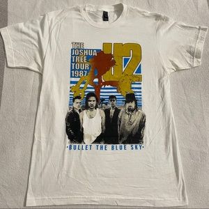 U2 Joshua Tree Tour 1987 Bullet The Blue Sky Shirt